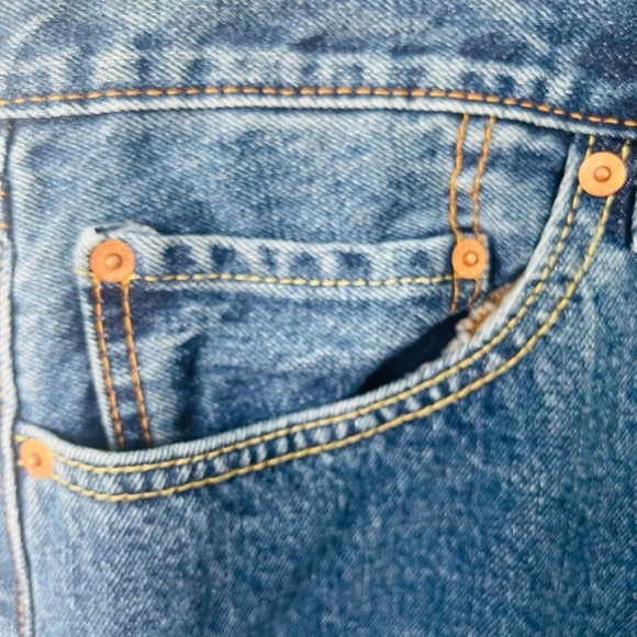 Levis 505 Regular Fit Jeans, Size 34 x 32 - Blue - Picture 4 of 10